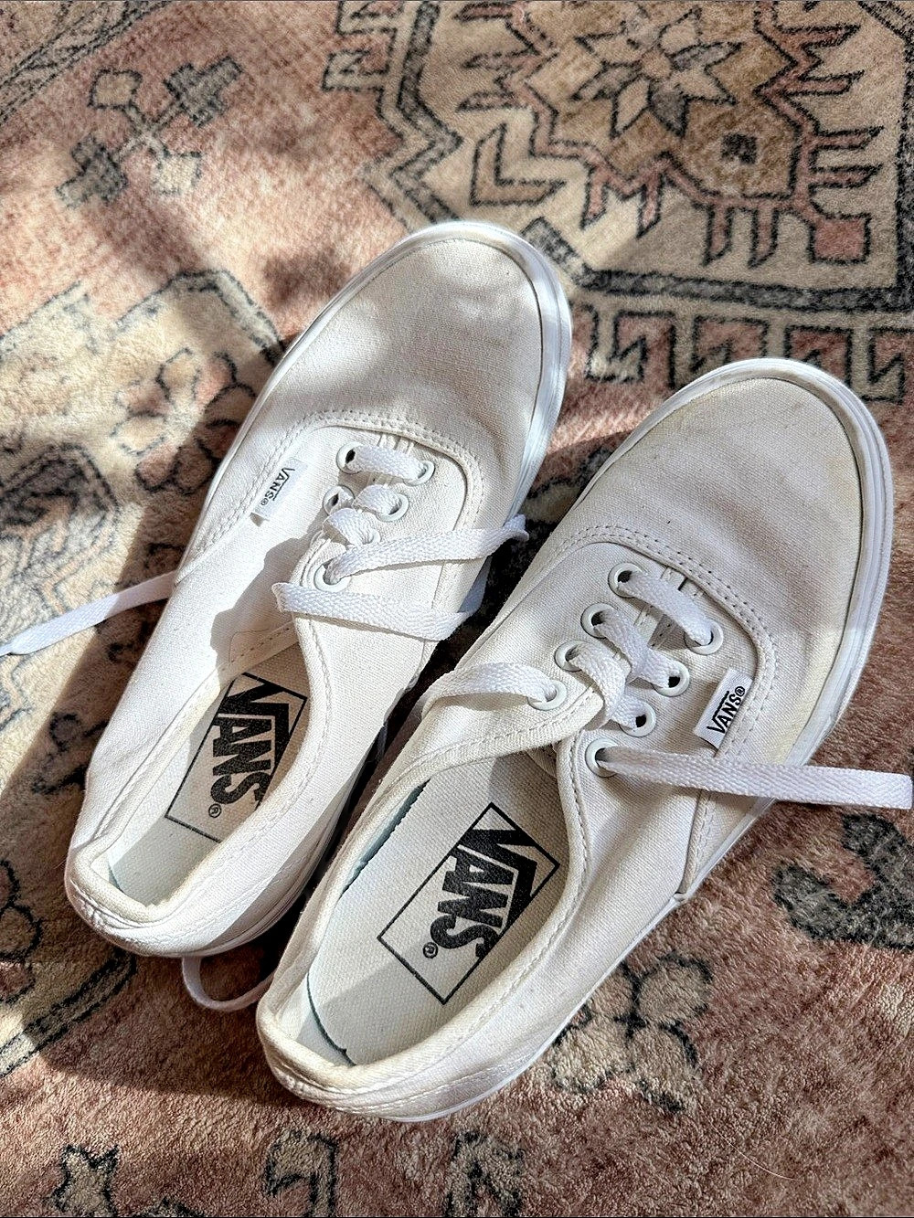 Vans Authentic White Sneakers US woman 5